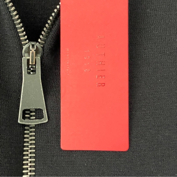 Navy zip up, hooded sweatshirt Authier - Picture 9 of 16